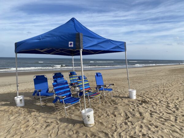 Cabana and Big Boy Chair Setup Service (1 Tent with 6 Chairs)